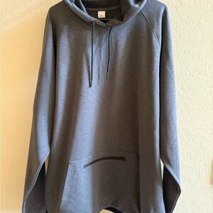 Sport-Tek Charcoal Hoodie with Zip Pocket